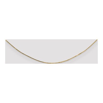 14K Yellow Gold 0.7mm Box Chain – view 4