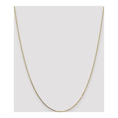 14K Yellow Gold 0.7mm Box Chain – view 5