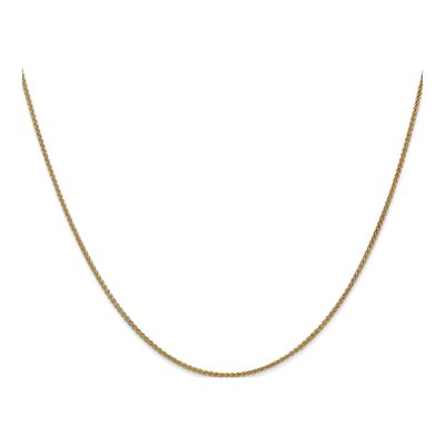 14K Yellow Gold 1.25mm Wheat Chain – view 3