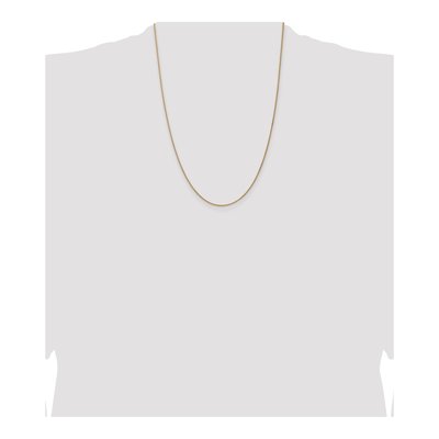 14K Yellow Gold 1.25mm Wheat Chain – view 5