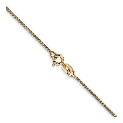 14K Yellow Gold 1.05mm Wheat Chain – view 4