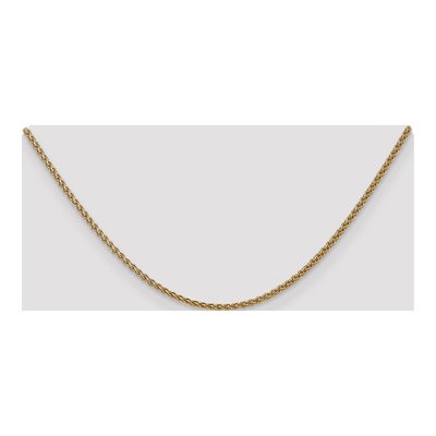 14K Yellow Gold 1.05mm Wheat Chain – view 5