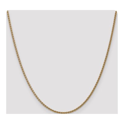 14K Yellow Gold 1.05mm Wheat Chain – view 5