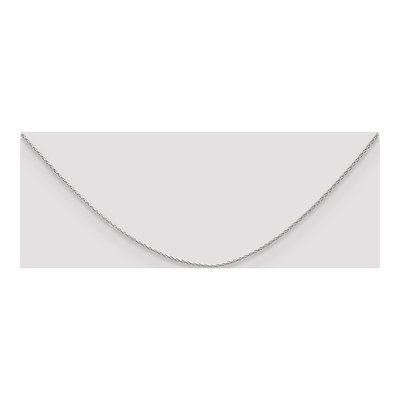 14K White Gold 1.2mm Parisian Wheat Chain – view 4