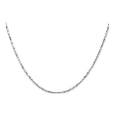 14K White Gold 1.5mm Wheat Chain – view 3