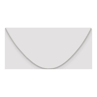 14K White Gold 1.5mm 16-Inch Parisian Wheat Chain – view 4