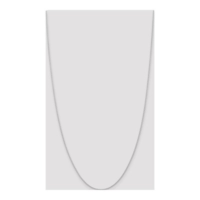 14K White Gold 1.5mm Wheat Chain – view 5
