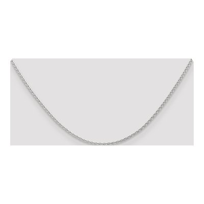14K White Gold 1.75mm Parisian Wheat Chain – view 6