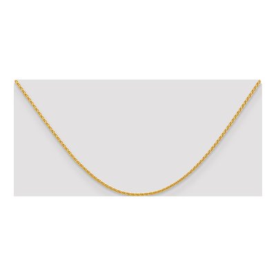 14K Yellow Gold 1.5mm Parisian Wheat Chain – view 4