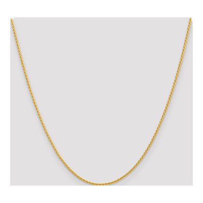 14K Yellow Gold 1.5mm Wheat Chain – view 5