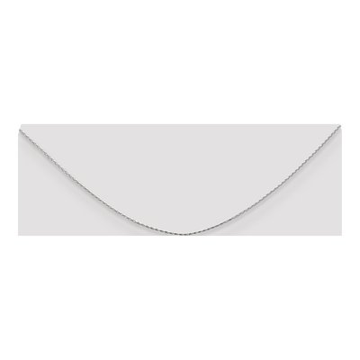 14K White Gold 0.8mm Diamond-Cut Wheat Chain – view 4