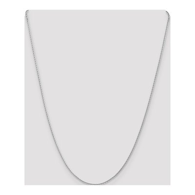 14K White Gold 1.5mm Diamond-Cut Parisian Wheat Chain – view 5
