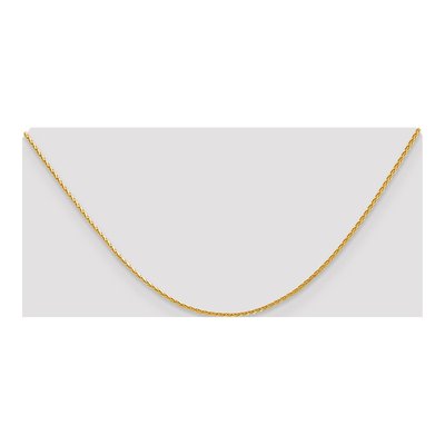 14K Yellow Gold 1.5mm Diamond-Cut Wheat Chain – view 6