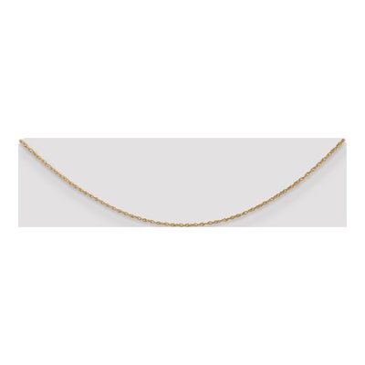 14K Yellow Gold 0.8mm Light Rope Chain – view 4