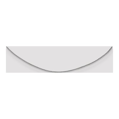 14K White Gold 1.25mm Wheat Chain – view 4