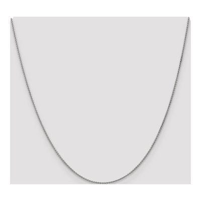 14K White Gold 1.25mm Wheat Chain – view 5