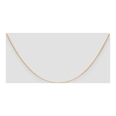 14K Yellow Gold 0.7mm Round Wheat Chain – view 6
