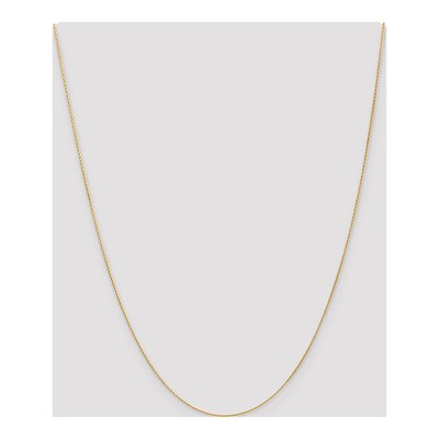 14K Yellow Gold 0.7mm Round Wheat Chain – view 5