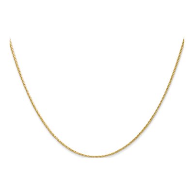 14K Yellow Gold 1mm Round Wheat Chain – view 4