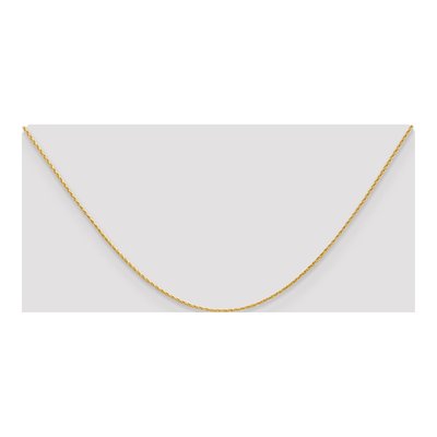 14K Yellow Gold 1mm Round Wheat Chain – view 6