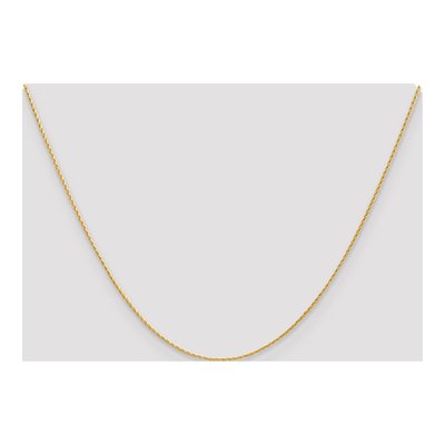 14K Yellow Gold 1mm Round Wheat Chain – view 5