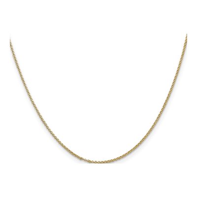 14K Yellow Gold 1.15mm Rolo Chain – view 3