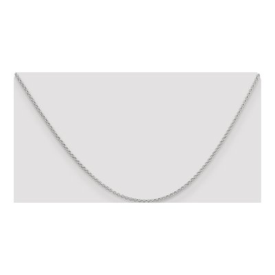 14K White Gold 1.55mm Rolo Chain – view 4