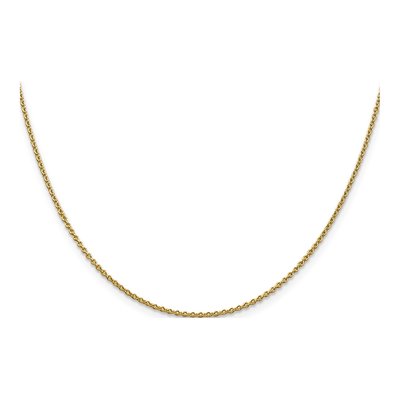 14K Yellow Gold 1.4mm Cable Forzantine Chain – view 4