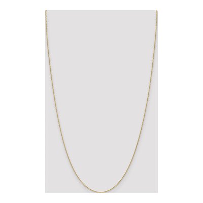 14K Yellow Gold 1.2mm Diamond-Cut Cable Chain – view 4