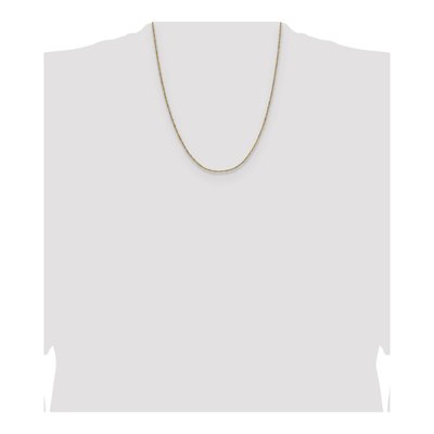14K Yellow Gold 1.4mm Singapore Chain – view 5