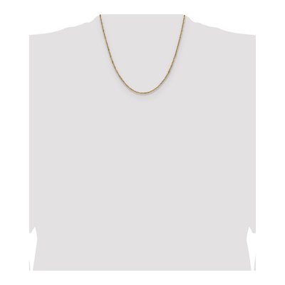 14K Yellow Gold 1.65mm Singapore Chain – view 5