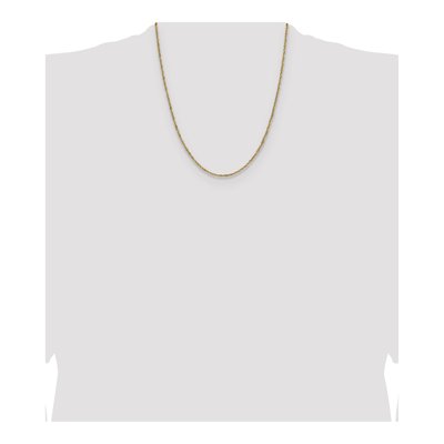 14K Yellow Gold 1.65mm Singapore Chain – view 5