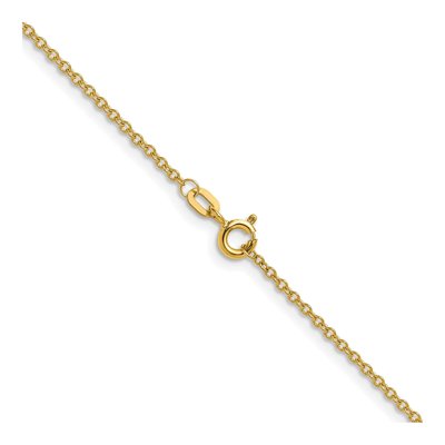 14K Yellow Gold 1.5mm Cable Chain – view 3