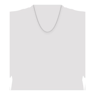 14K White Gold 1.5mm Cable Chain – view 4