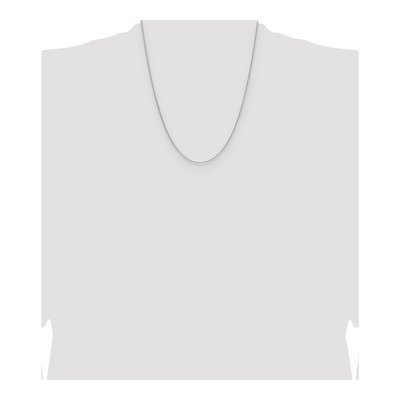 14K White Gold 1.5mm Cable Chain – view 4