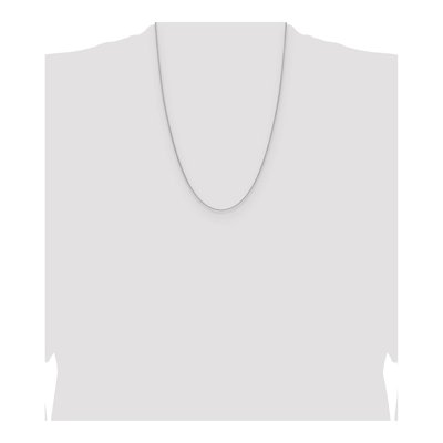 14K White Gold 1.5mm Cable Chain – view 4