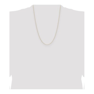 14K Yellow Gold 0.8mm Cable Forzantine Chain – view 4