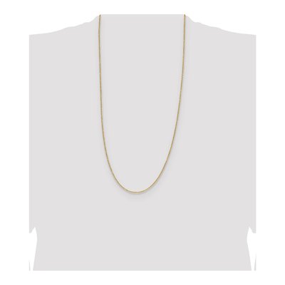 14K Yellow Gold 1.4mm Diamond-Cut Forzantine Chain – view 5