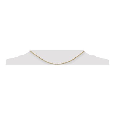 14K Yellow Gold 1.5mm Flat Anchor Chain – view 4