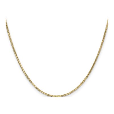 14K Yellow Gold 1.5mm Flat Anchor Chain – view 3