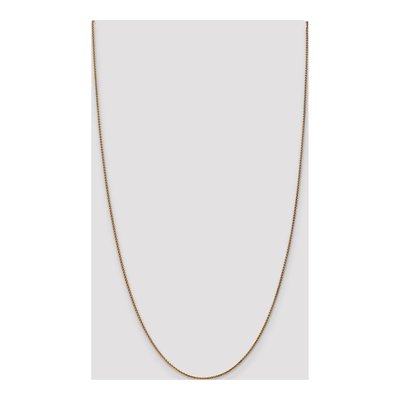 14K Yellow Gold 1.25mm Diamond-Cut Wheat Chain – view 5