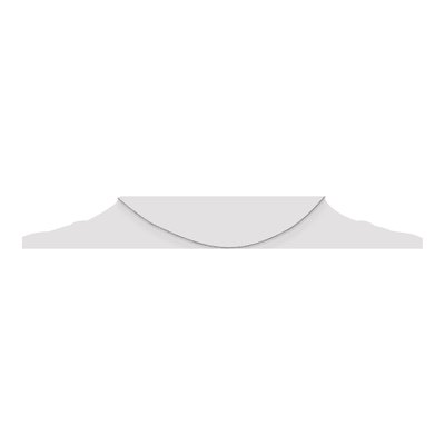 14K White Gold 0.9mm Cable Chain – view 4