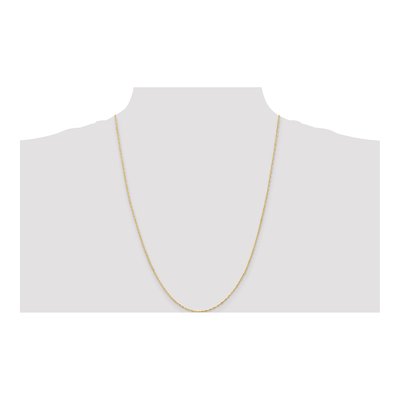 14K Yellow Gold 1.1mm Singapore Chain – view 6