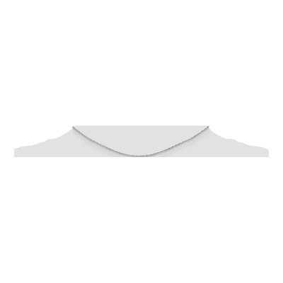 14K White Gold 1.3mm Rope Chain – view 4