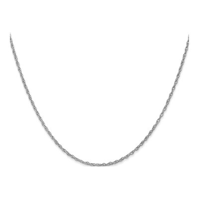 14K White Gold 1.3mm Rope Chain – view 3