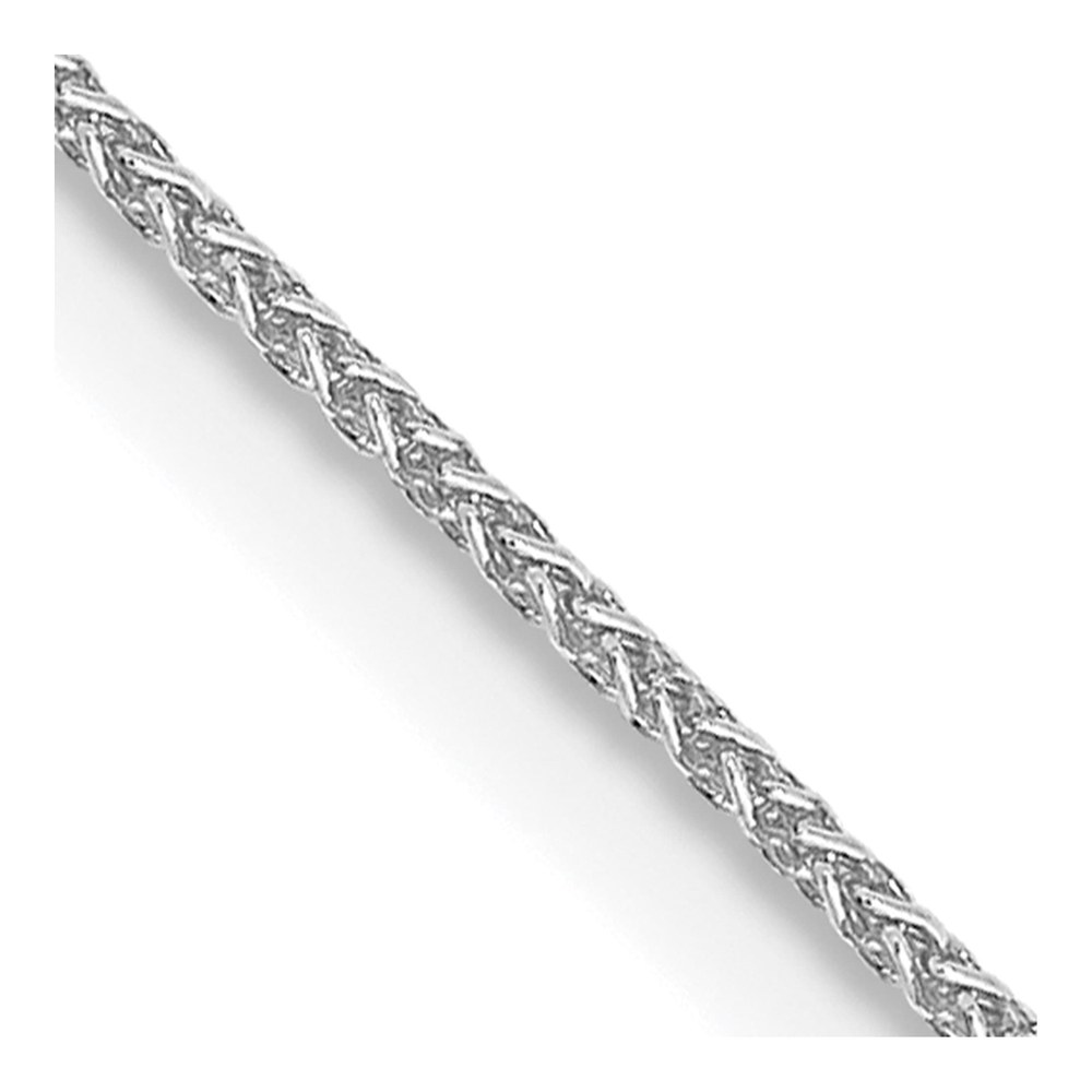 14K White Gold 20 Inch .85mm Spiga With Lobster Clasp Chain Necklace