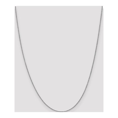 14K White Gold 0.85mm Wheat Chain – view 5