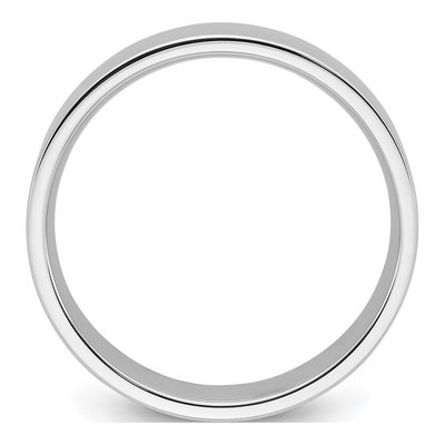 Platinum 6mm Flat Wedding Band – view 2