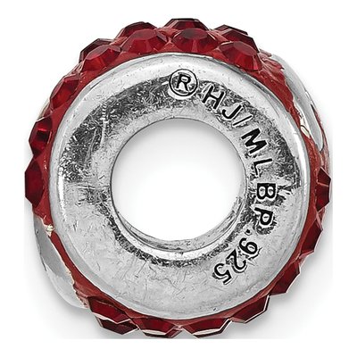 Philadelphia Phillies Sterling Silver Red Crystal Bead – view 2