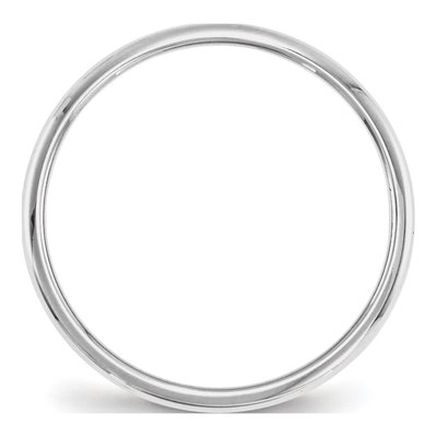Platinum 2mm Half Round Wedding Band – view 3